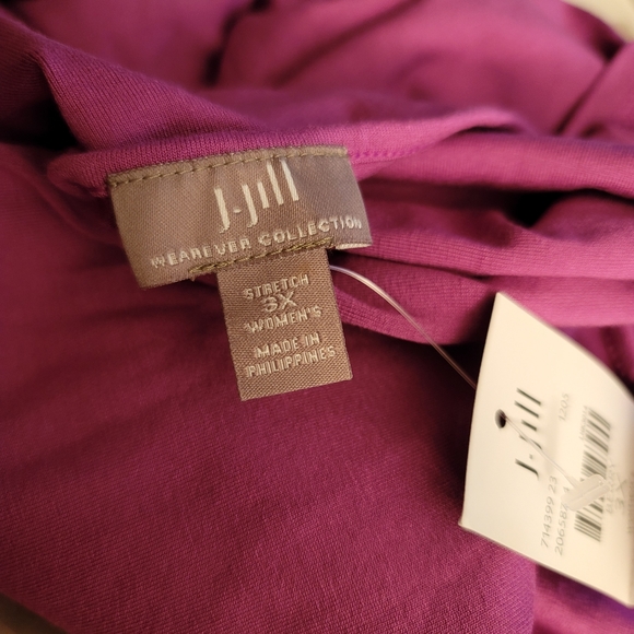 J. Jill Pure Jill Dress and Jacket Set Berry Pink Woman's Plus 3X NWT DH388 - Picture 14 of 16